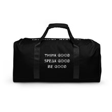 Load image into Gallery viewer, Travel Good Duffle Black