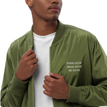Load image into Gallery viewer, THINK GOOD BOMBER JACKET