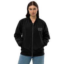 Load image into Gallery viewer, THINK GOOD BOMBER JACKET
