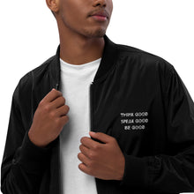 Load image into Gallery viewer, THINK GOOD BOMBER JACKET
