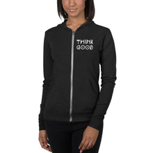 Load image into Gallery viewer, Think Good Zip lightweight hoodie
